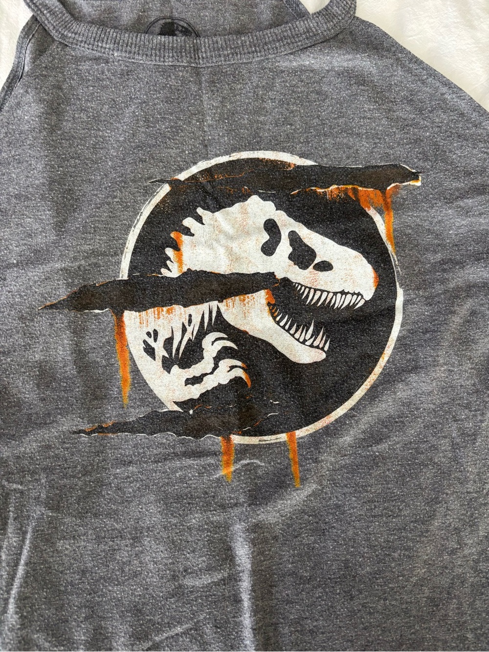 Jurassic World Graphic Tank Top Universal Studios Women's XL Dinosaur Tank - Picture 3 of 4